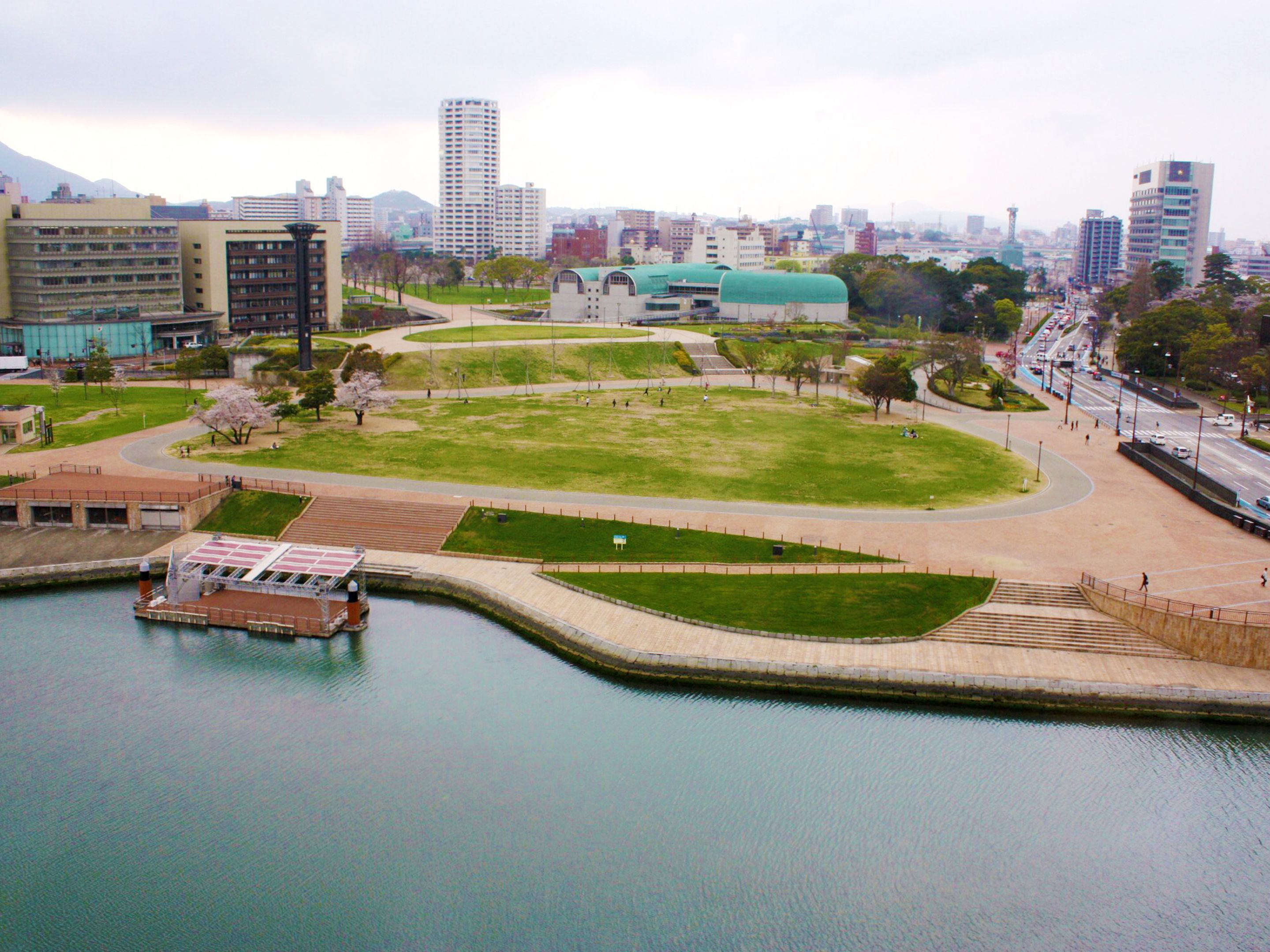 deluxe twin room | aerial view