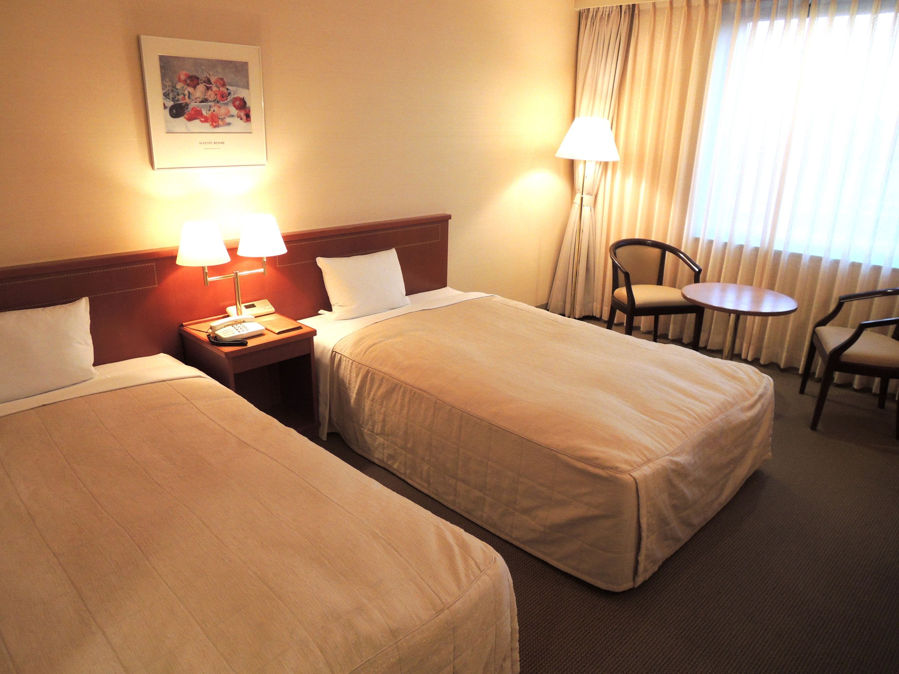 twin room | 1 bedroom, premium bedding, desk, blackout curtains