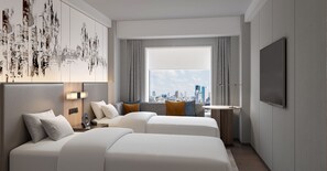 Desk, soundproofing, WiFi (free), bed sheets - Hotel Crown Palais Kitakyushu (Kitakyushu)