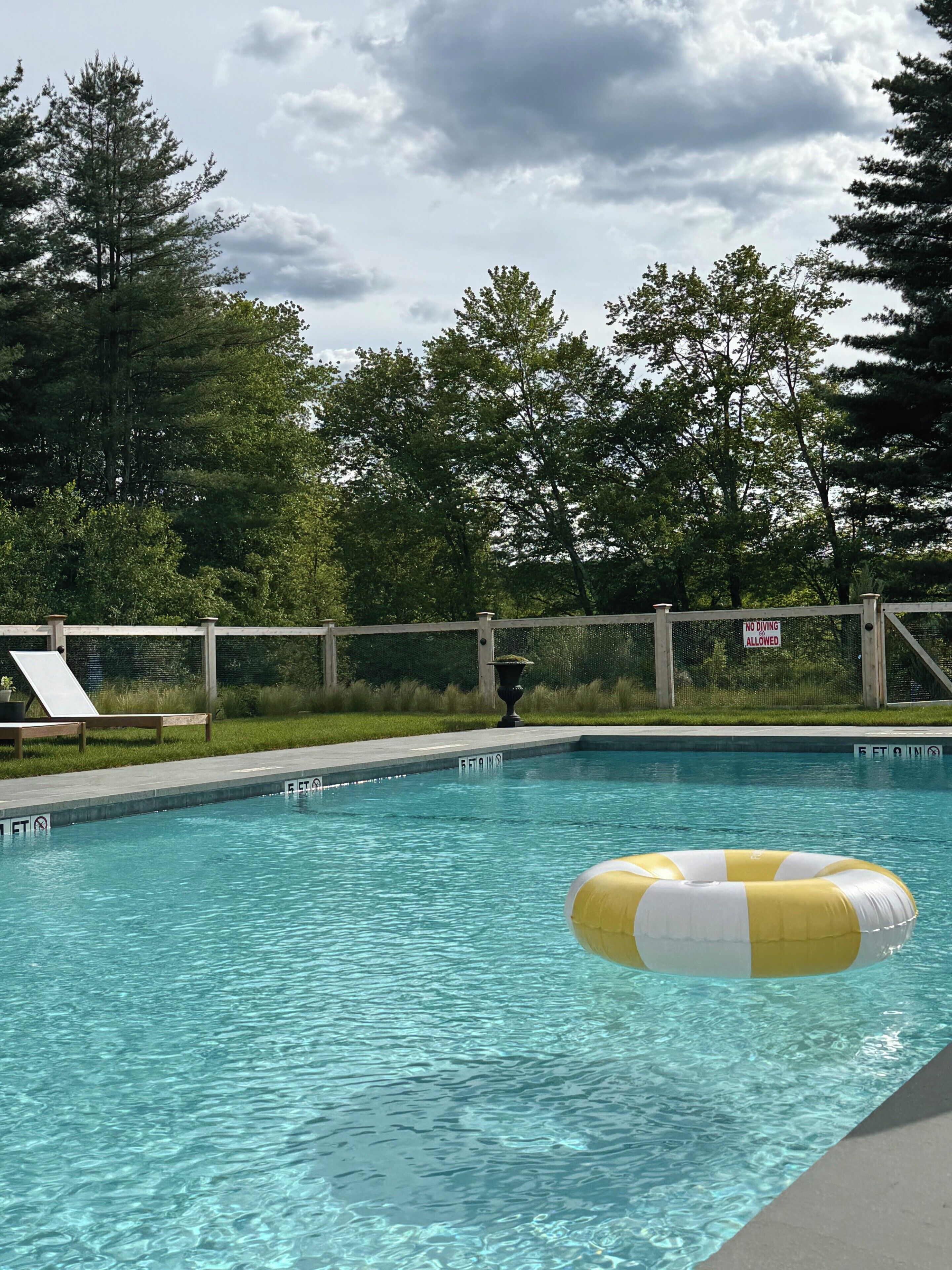 Seasonal outdoor pool