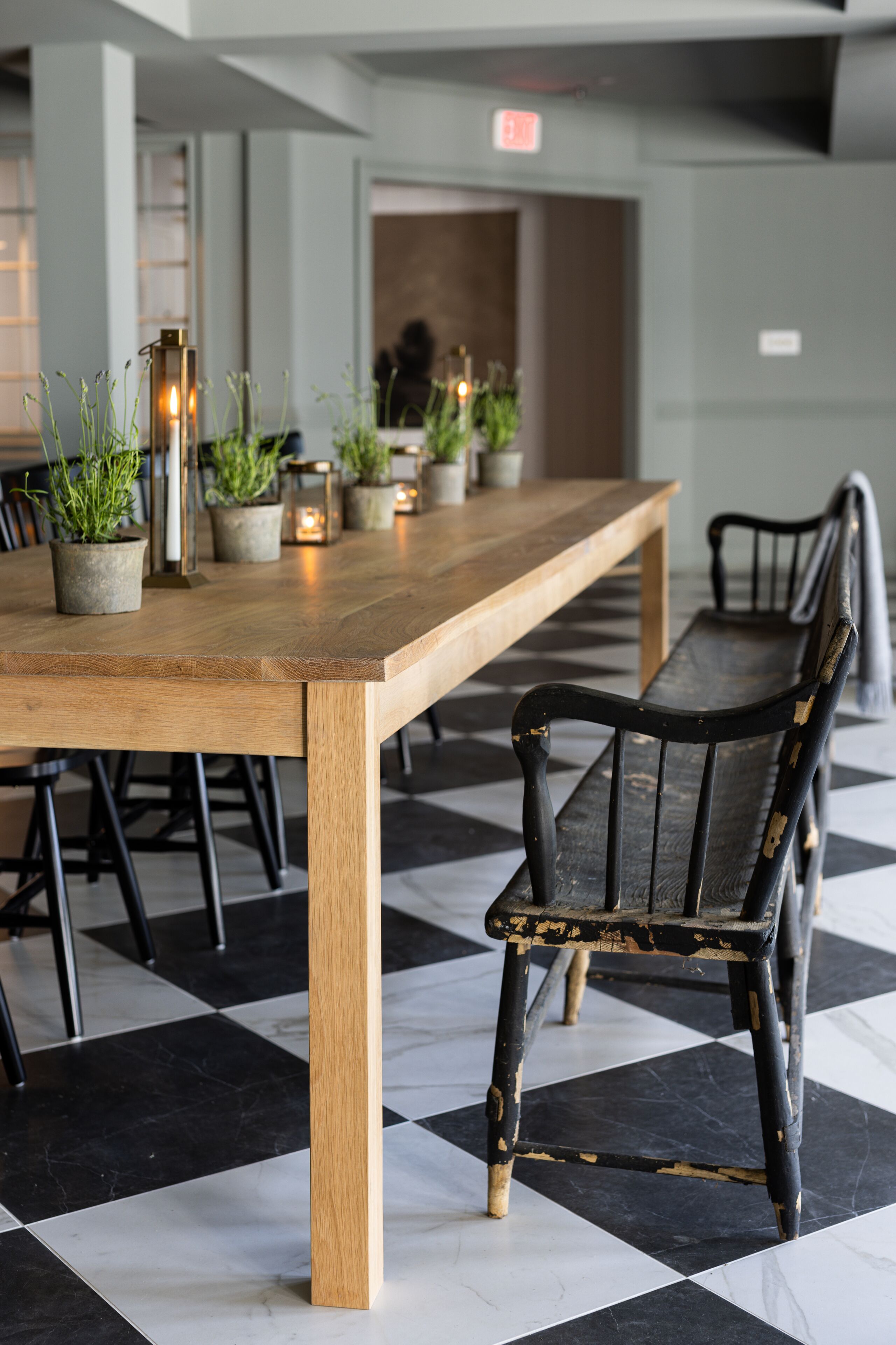 Sitteområde i lobbyen