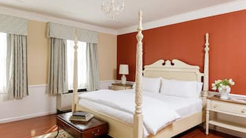 Luksus-værelse - 1 kingsize-seng - pejs i værelset | 1 soveværelse, premium-sengetøj, dundyner, senge med topmadrasser