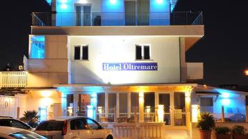 Front of property – evening/night