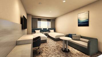 Chambre Premium, 2 lits une place