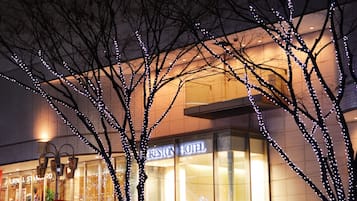Front of property – evening/night