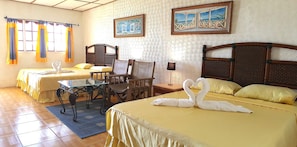 Superior Cabin, 1 Bedroom, Beach View | 1 bedroom, pillowtop beds, minibar, in-room safe