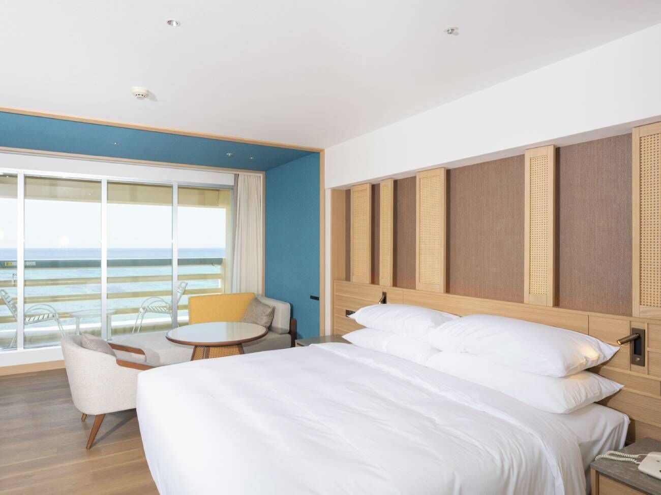 디럭스 더블룸, 금연, 바다 전망 (Renovated, Ages3-5 pay 2200JPY/night) | 객실 내 금고, 책상, 방음 설비, 다리미/다리미판