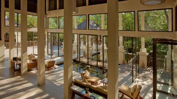 Couples treatment rooms, hot stone massages, deep-tissue massages