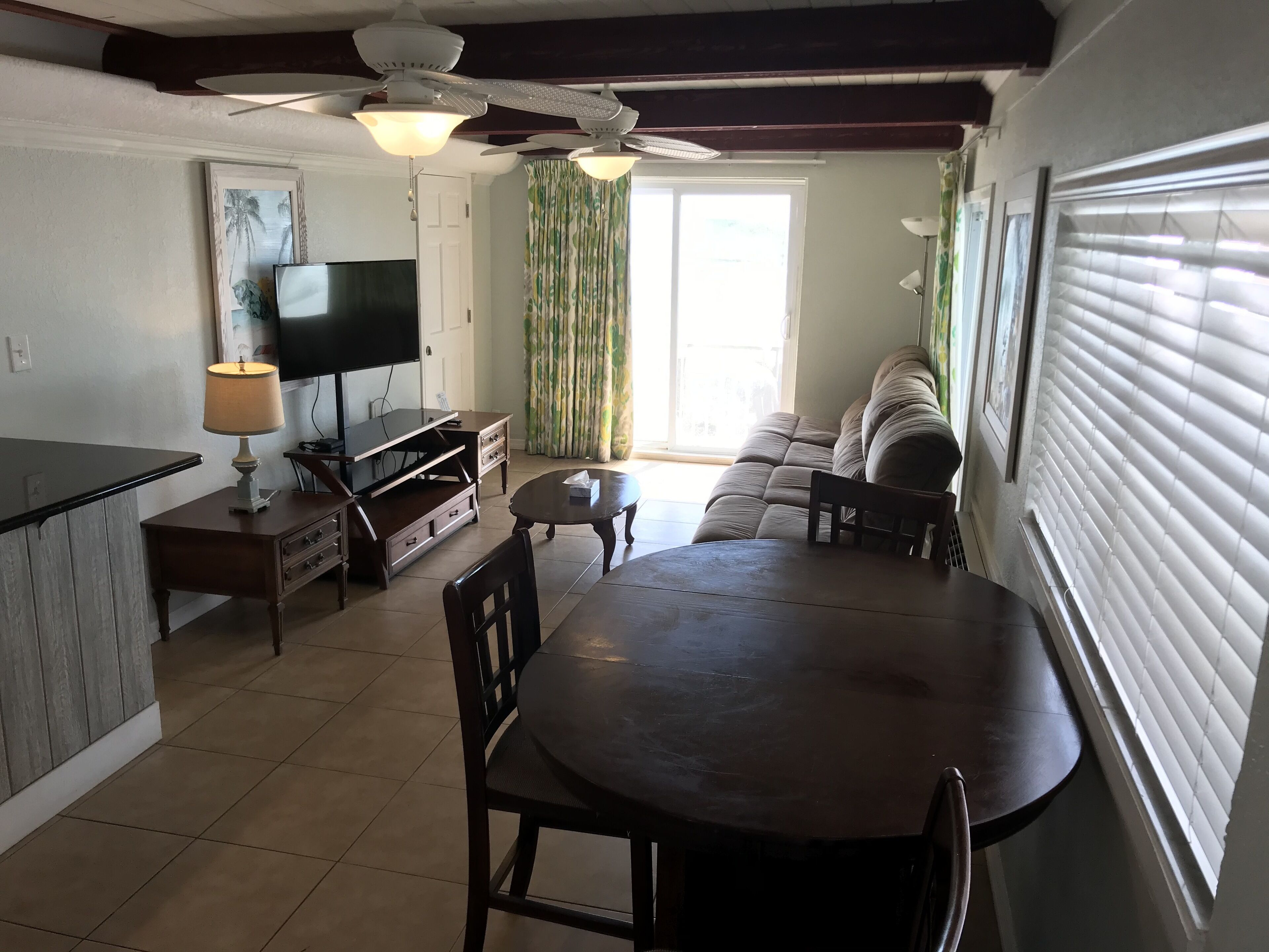 room, 1 queen bed with 1 sofa bed, kitchen, water view, 2nd floor | living room | flat-screen tv