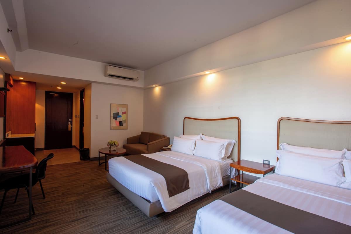 In-room safe, soundproofing, iron/ironing board (on request)