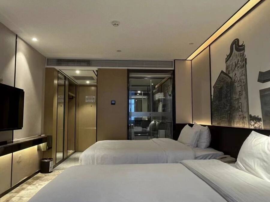 In-room safe, desk, blackout curtains, iron/ironing board