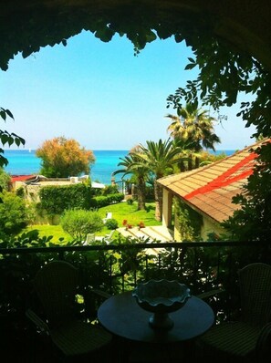 Blick von der Unterkunft