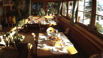 Daily buffet breakfast (EUR 10 per person)