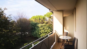 Copriletto in piuma, minibar, cassaforte in camera, una scrivania