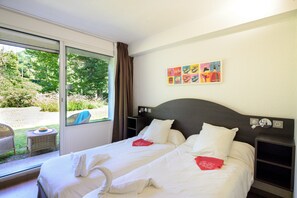 Habitación doble | Caja de seguridad en la habitación, insonorización y cunas gratuitas 