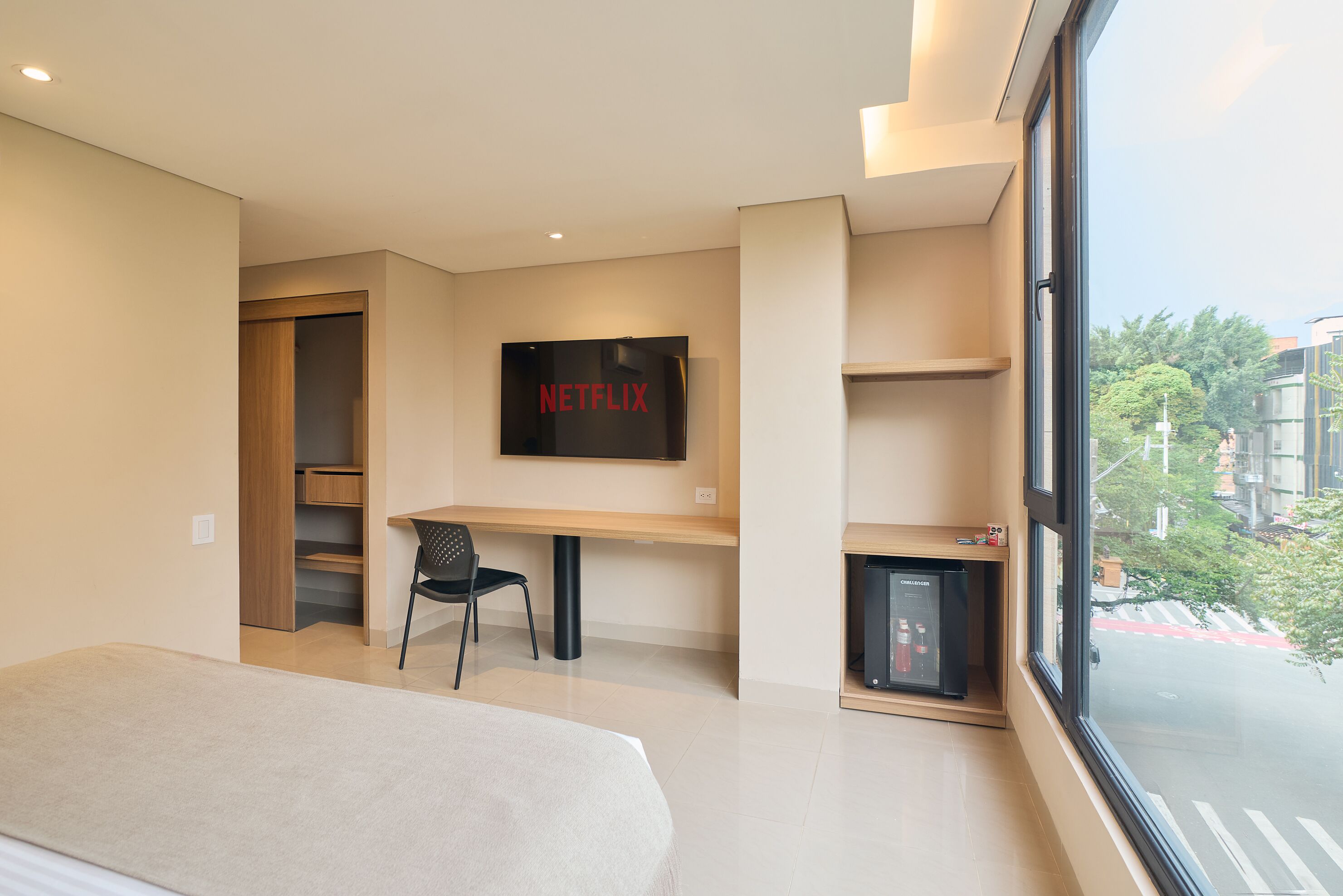 premium bedding, down duvets, select comfort beds, in-room safe