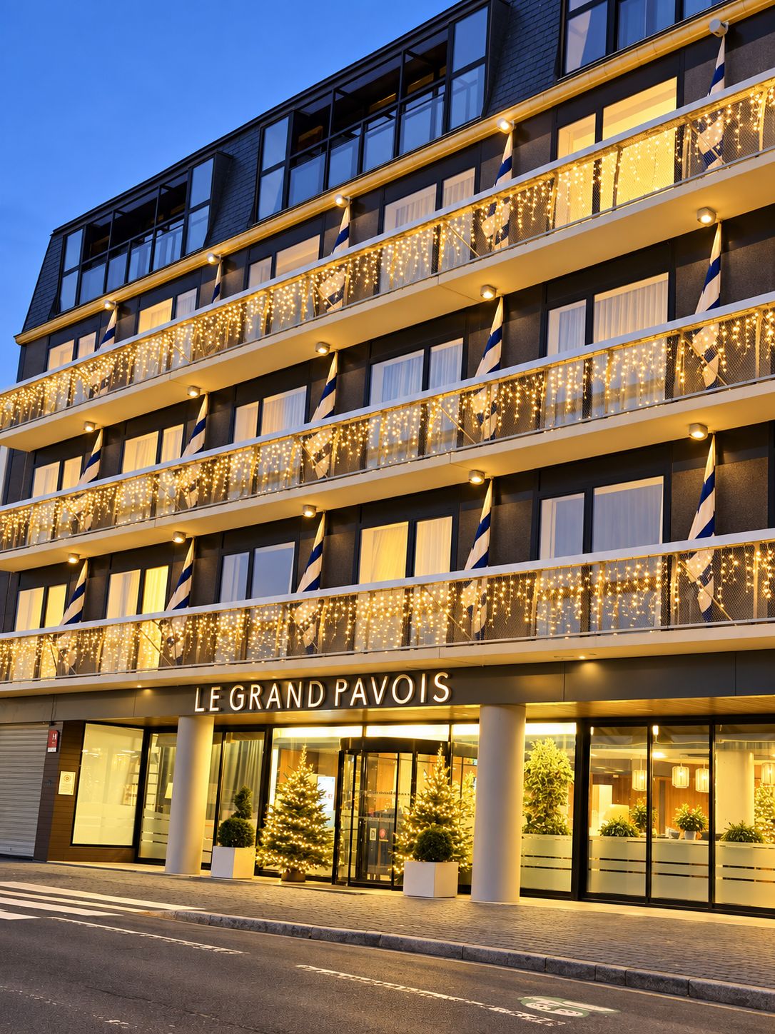 Fasade – kveld/natt