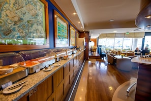 Daily buffet breakfast (EUR 22 per person)