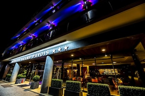 Front of property – evening/night