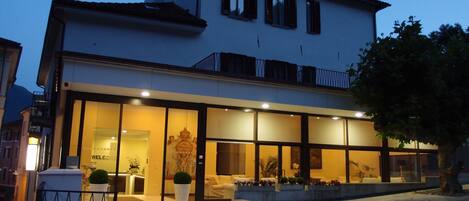 Front of property – evening/night