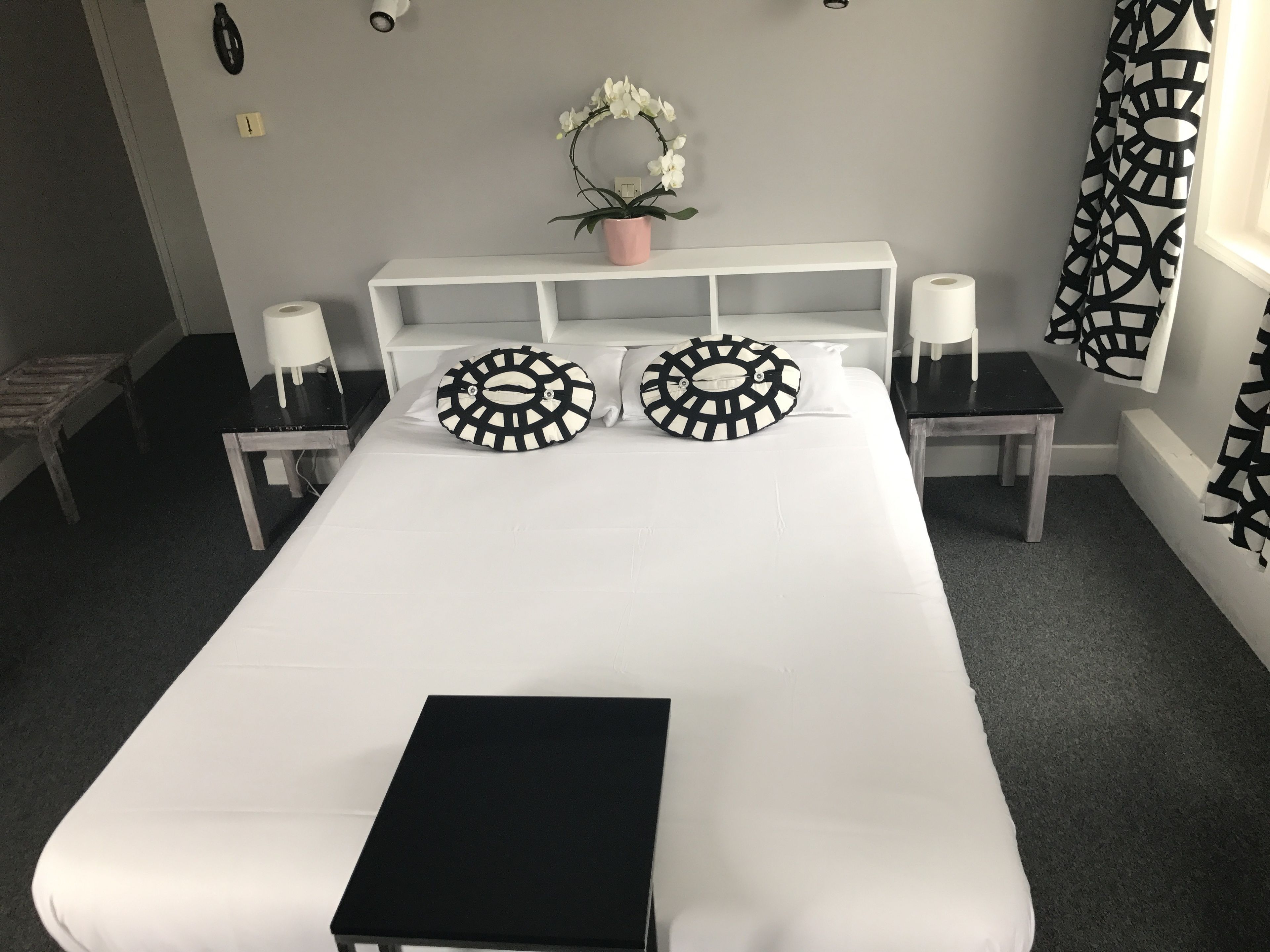 double room | individually decorated, individually furnished, desk, blackout curtains