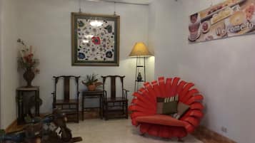 Sala de estar en el lobby