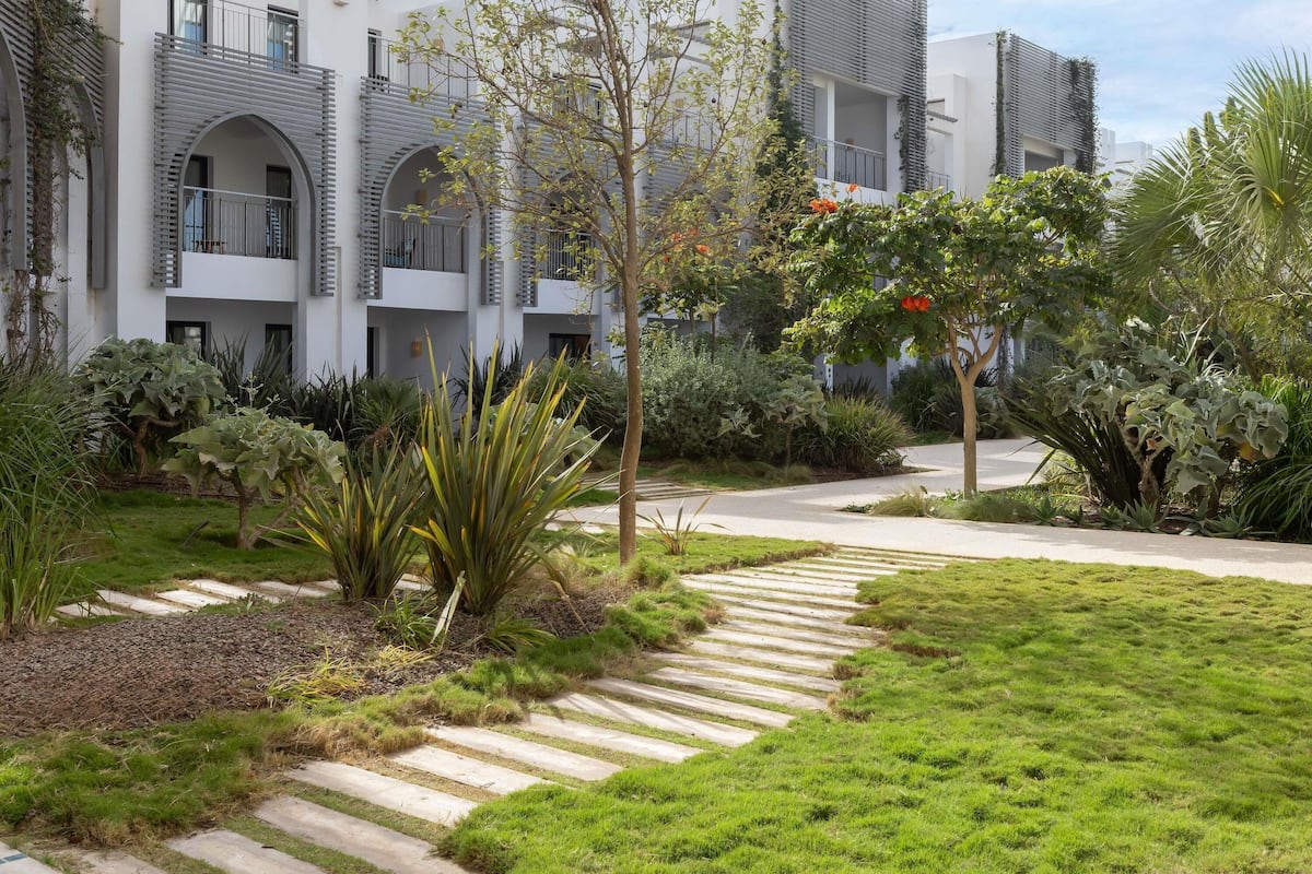 junior suite, 1 king bed, terrace, garden view | garden view