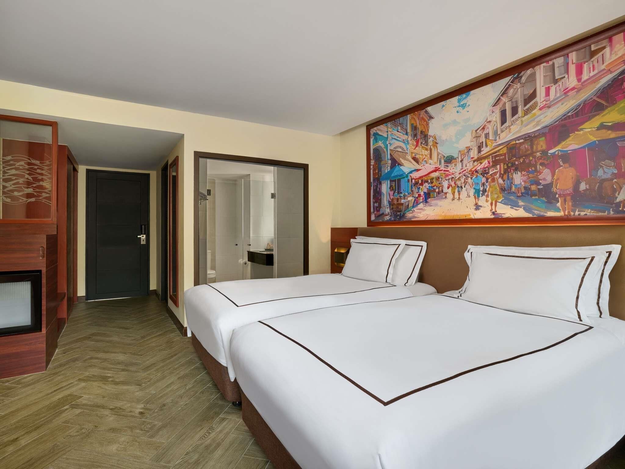 Habitación superior, 2 camas individuales | Ropa de cama de alta calidad y caja de seguridad en la habitación 