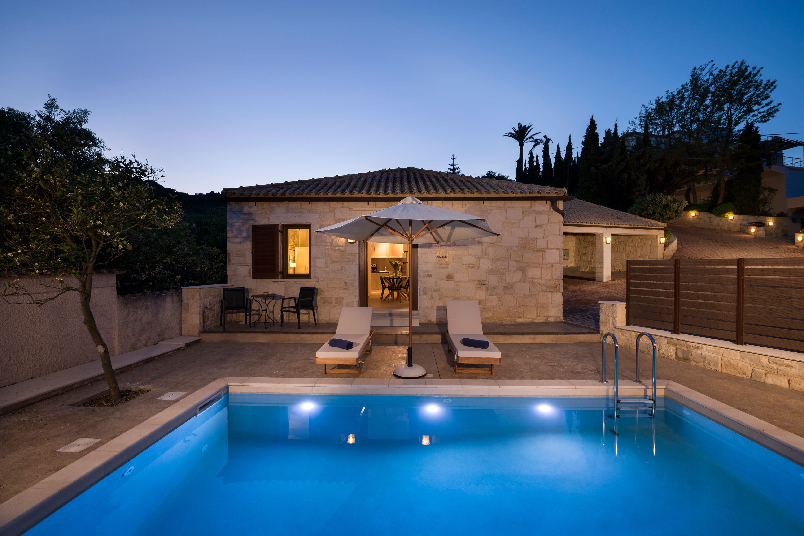 villa, 2 bedrooms, private pool | 1 bedroom, in-room safe, free wifi, bed sheets