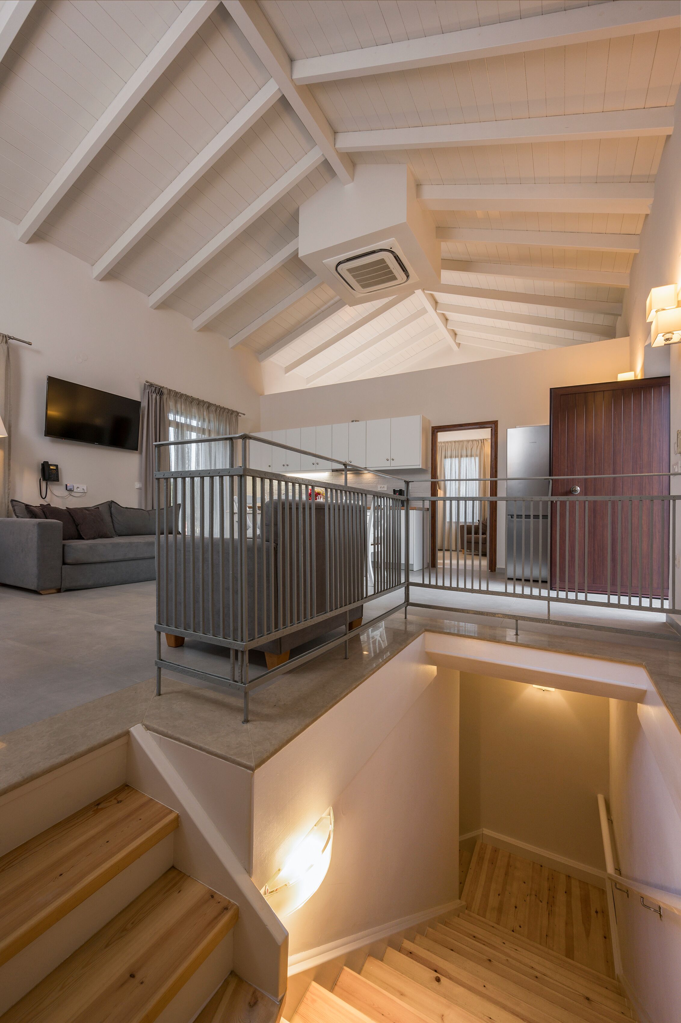 villa, 3 bedrooms, private pool | living area | tv