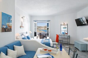 Living area - Yades Suites Apartments Spa (Paros)