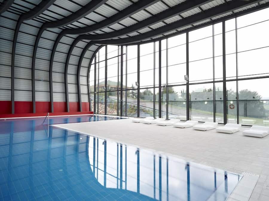 Indoor pool, outdoor pool