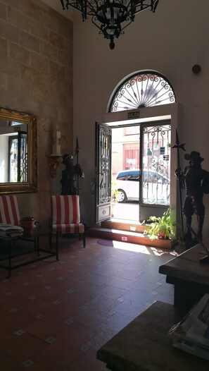 Interior entrance