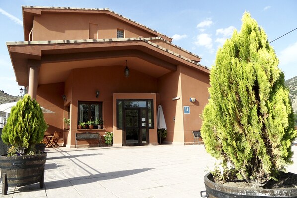 Façade de l’hébergement