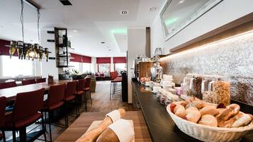 Daily buffet breakfast (EUR 19 per person)