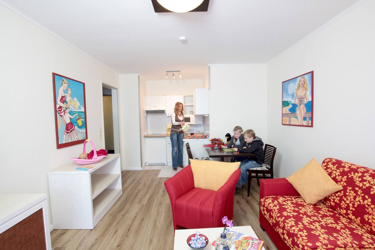 familien suite für 4 personen (inkl. 80,00 eur endreinigungsgebühr) | private kitchen