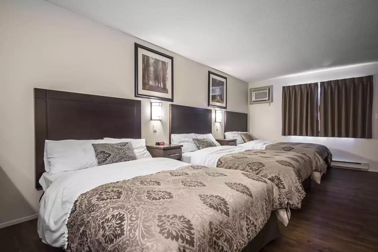 Driepersoonskamer | Een bureau, gratis wifi, beddengoed, een wekker