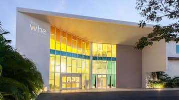 Front of property - evening/night