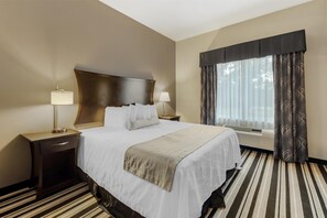 Suite, 1 King Bed, Non Smoking, Jetted Tub (Larger Room;with Sofabed) | Premium bedding, pillow-top beds, desk, laptop workspace - Best Western Plus Sand Bass Inn & Suites (Madill)
