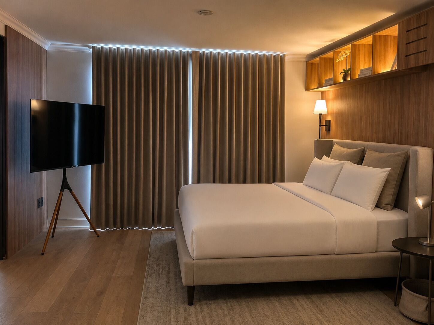 Habitación Deluxe | Caja de seguridad en la habitación y escritorio 