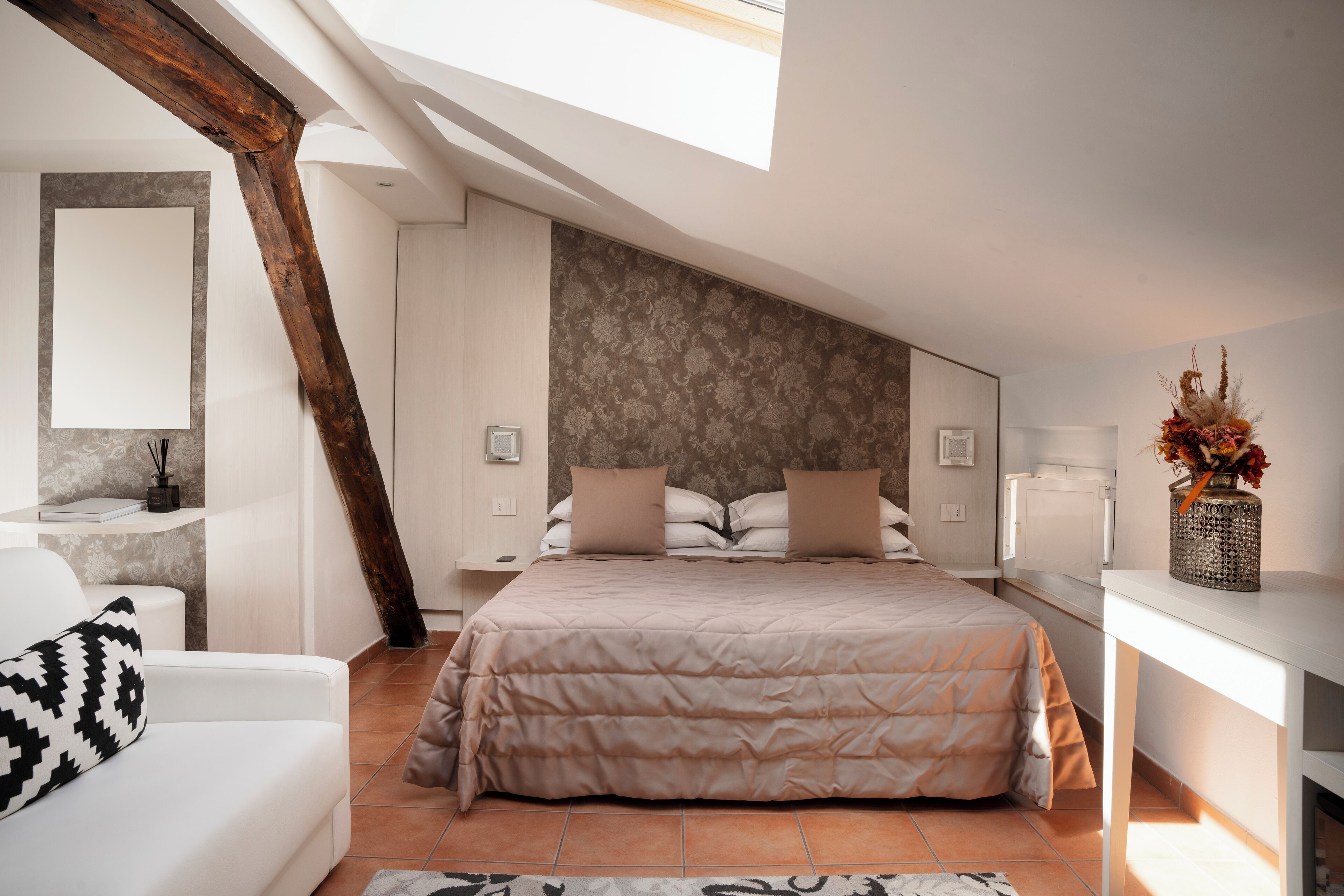 premium bedding, down duvets, minibar, individually decorated