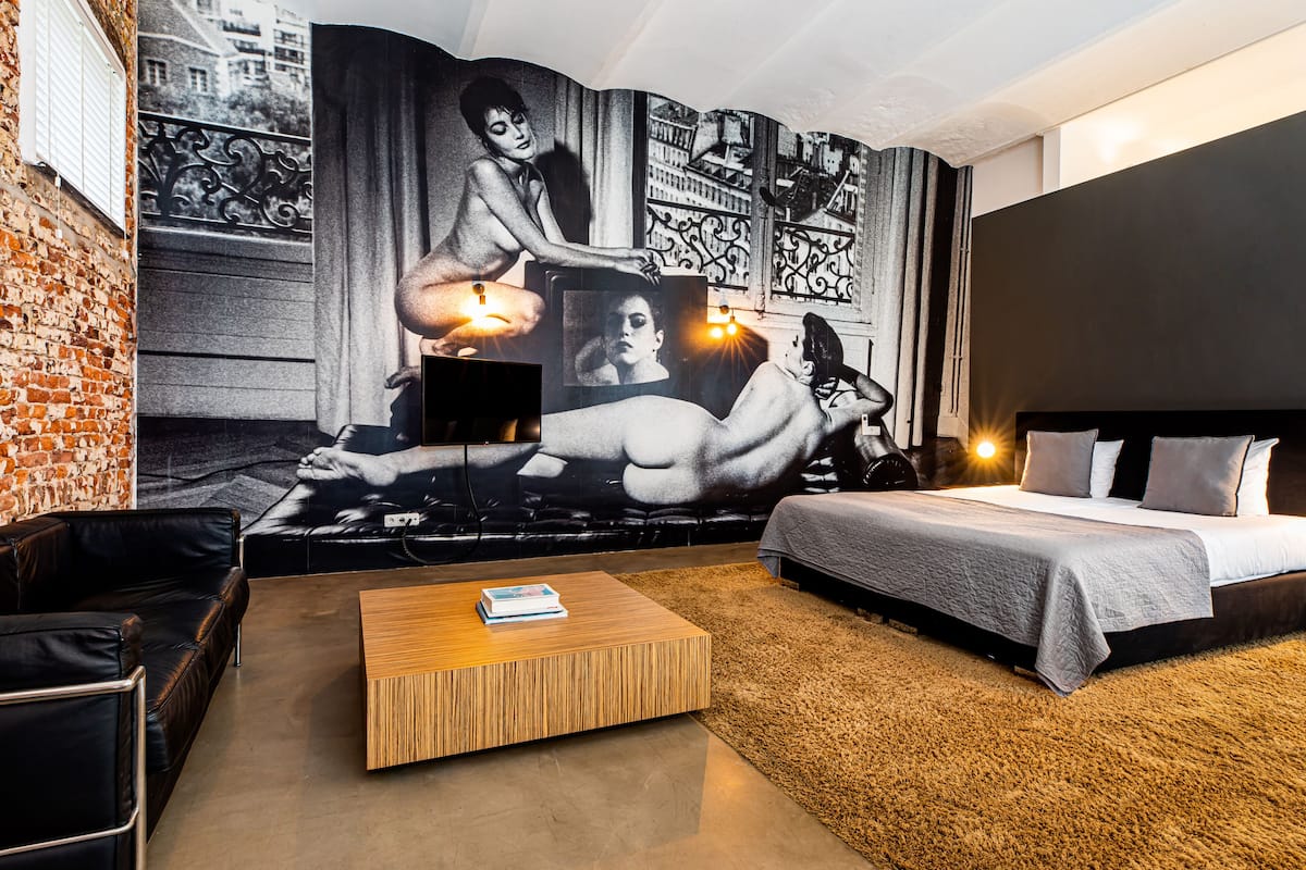 Studio with shower in coach house 2-4p | 1 camera, minibar con snack e bevande gratuite, una cassaforte in camera