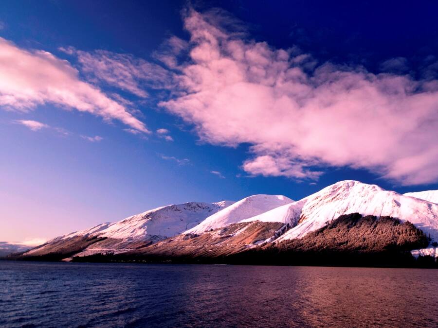 Vue sur les montagnes