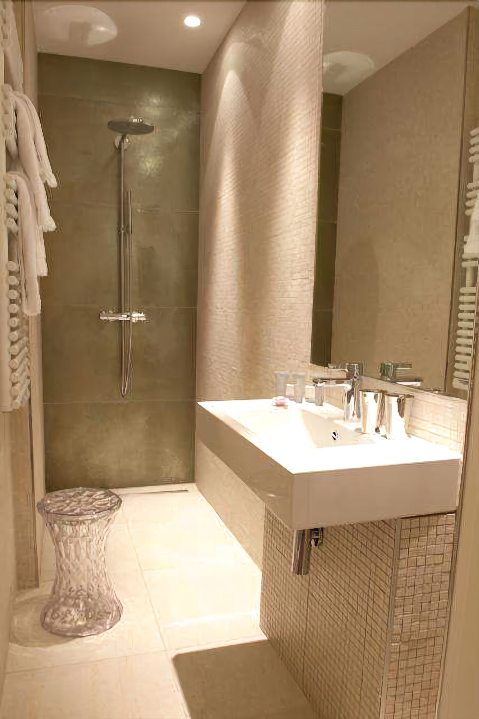 free toiletries, hair dryer, bathrobes, slippers