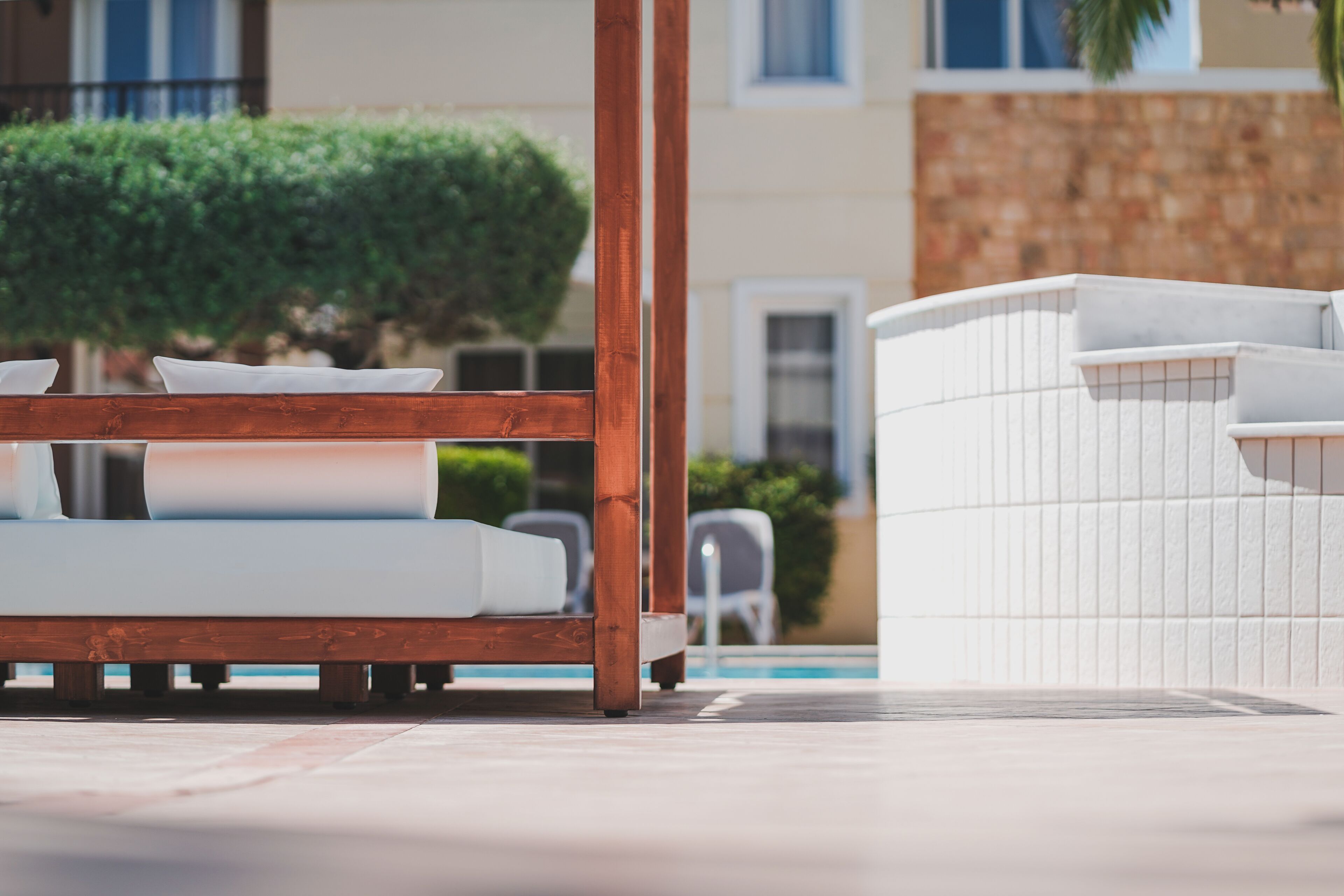 Piscina stagionale all'aperto, cabine incluse nel prezzo