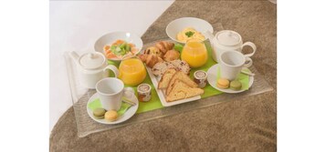 Desayuno continental todos los días (con cargo)
