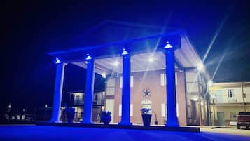 Front of property – evening/night