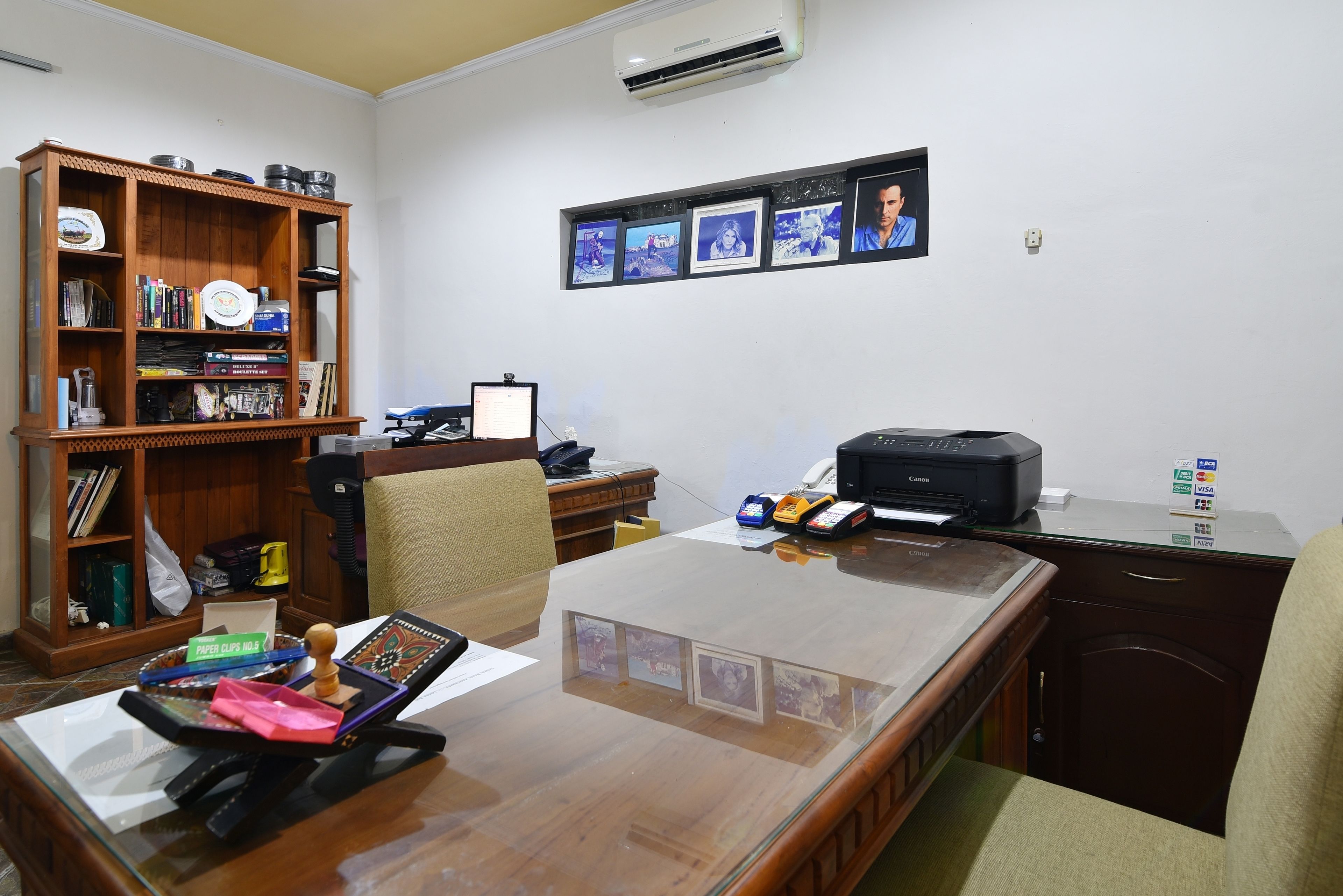 check-in/check-out kiosk