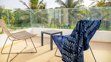 Premium-Zimmer, Poolblick