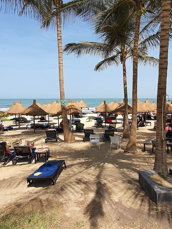 Private beach